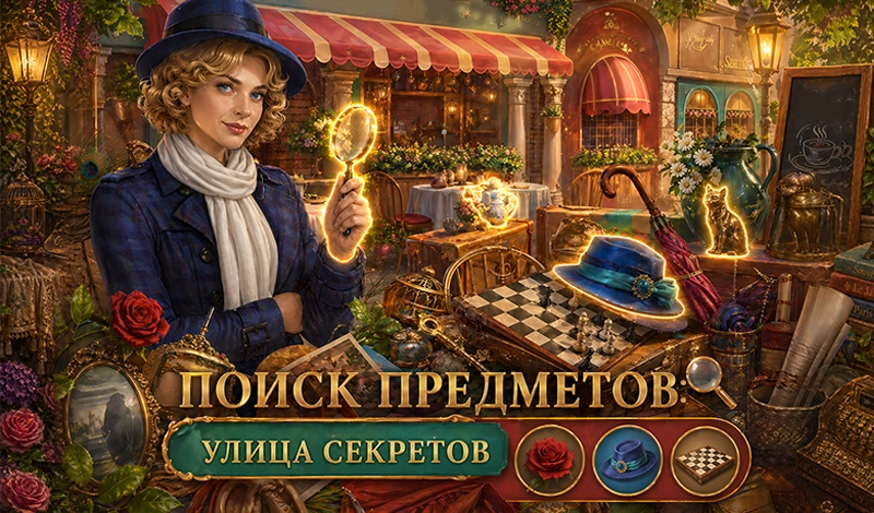 Поиск предметов - Улица секретов